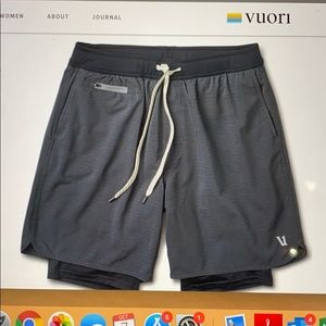 Vuori Men’s Blue Stockton Shorts -M